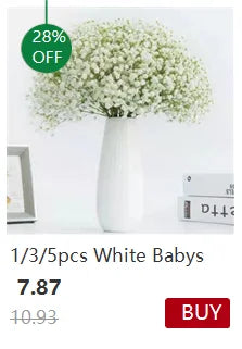 Artificial Plants Plastic Eucalyptus Leaves Wedding Bouquet Home Garden Flowers Wall Diy Room Christmas Autumn Decorations