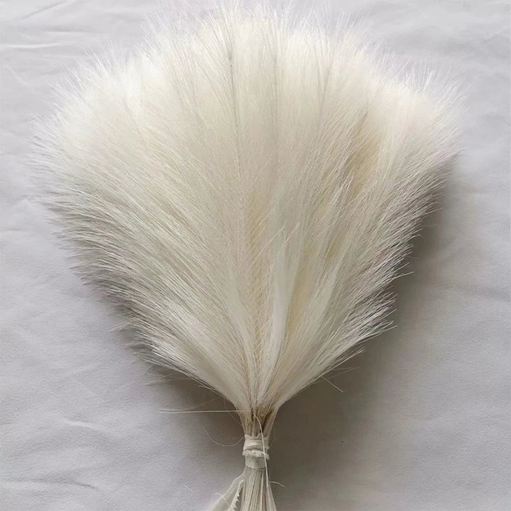 5/10/20PCS Fluffy Pampas Grass Boho Decor Artificial Flower Fake Plant Reed Simulated Party Wedding Home Decoration 42CM