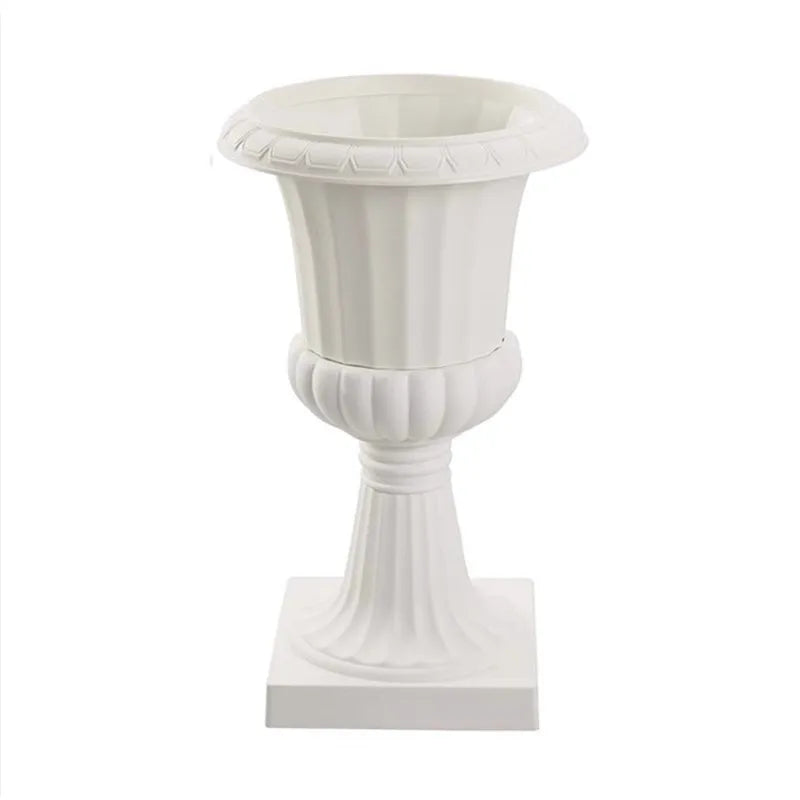 Golden Vase Wedding Birthday Christmas Festival Party Site Decoration Originality Retro Style European Plastic Flower Pot Vases