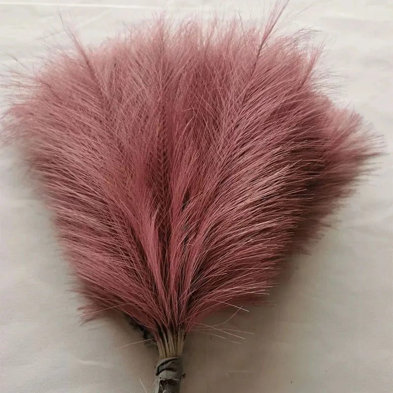 1/5/10/30pcs High Quality Bouquet pampas grass decoration 42cm Fluffy Pampas Grass Christmas Vase Decor Wedding Home Decor DIY