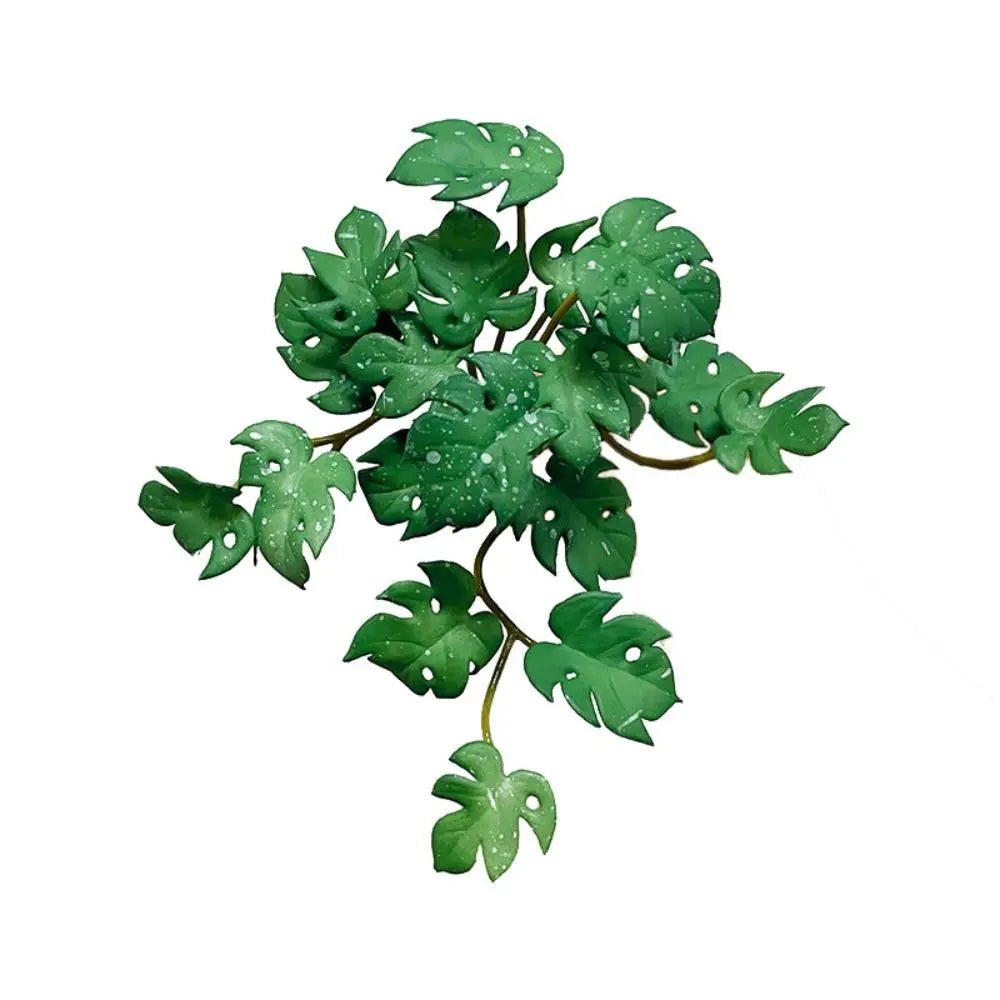 Soft Glue Artificial Plant EVA Green Faux Copper Coin Grass Garden Decoration Home Office Succulent Plants Leaves Home Office
