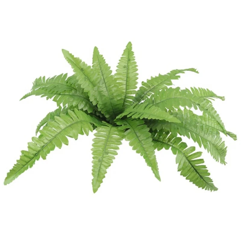 UV Resistant Lifelike Artificial Boston Fern, Artificial Ferns For Outdoors, Faux Ferns Fake Ferns Artificial Plants Durable