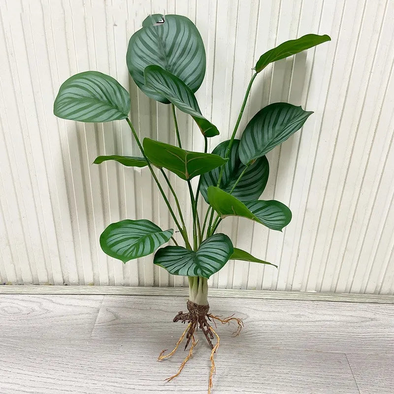 Artificial Flower Fake Plants Green Tree Bamboo Bonsai Outdoor Garden Wall Living Wedding Balcony Bedroom Leaves Home Decoration