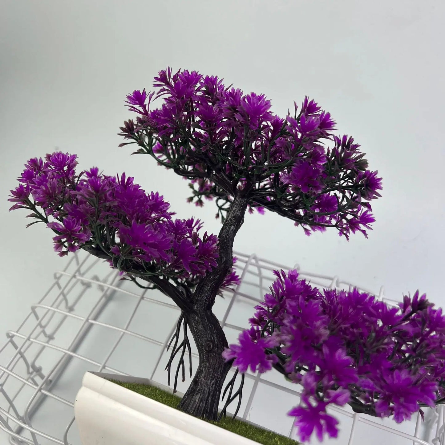Artificial Plants Bonsai Fake Plant Flowers Potted Ornaments For Table Home Hotel Room  Decoration Garden Decor Small Tree Pot