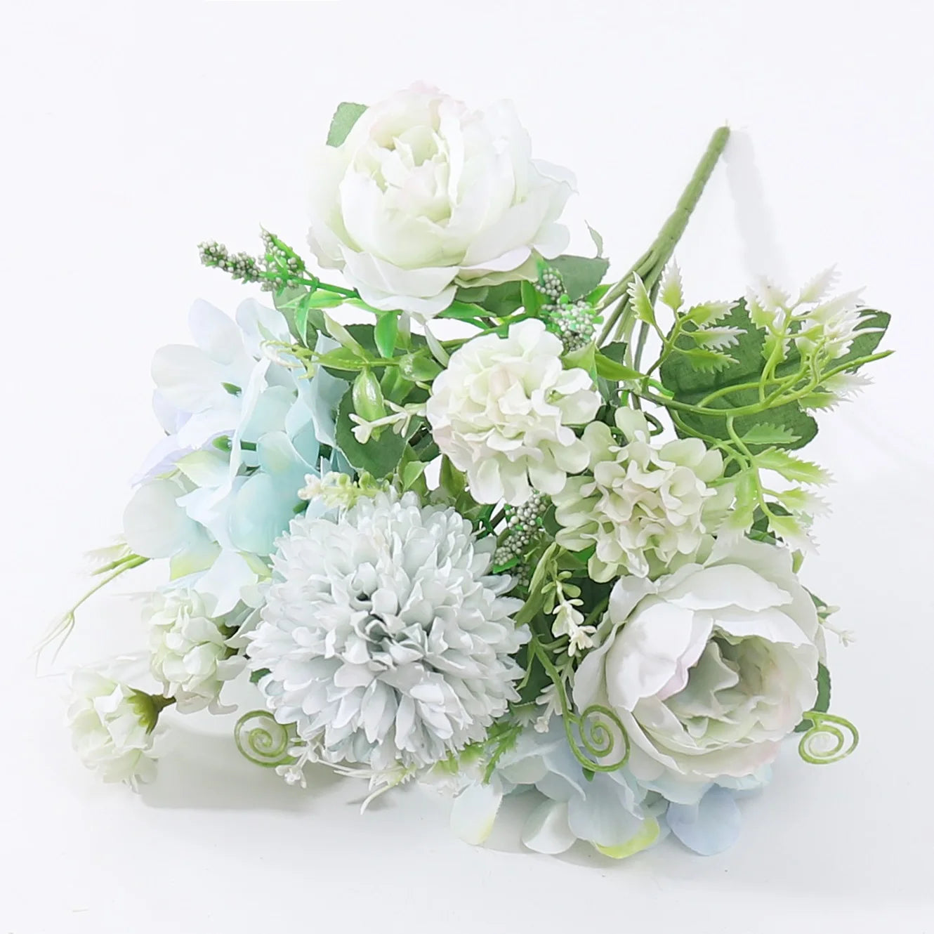 Beautiful Artificial Flowers Silk Peony For Vase Bride Bouquet Wedding Home Room Table Decoration Fake Floral Hydrangea Gifts