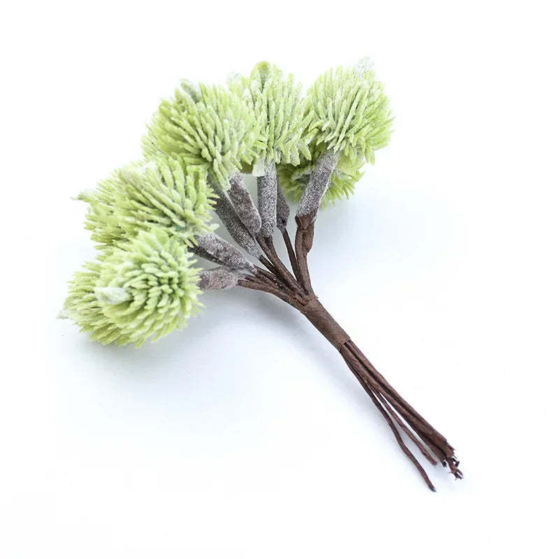 Artificial Plants for Home Wedding Decoration Silk Flowers for Scrapbooking Fake Plastic Decorative Christmas Wreat