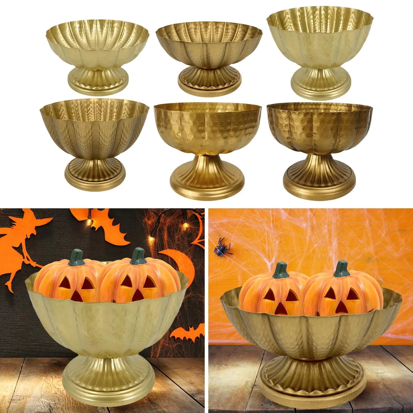French Urn Planter Photography Props Traditional Plant Vase Iron Basin Flower Planter for Cafe Indoor Office Living Room Home