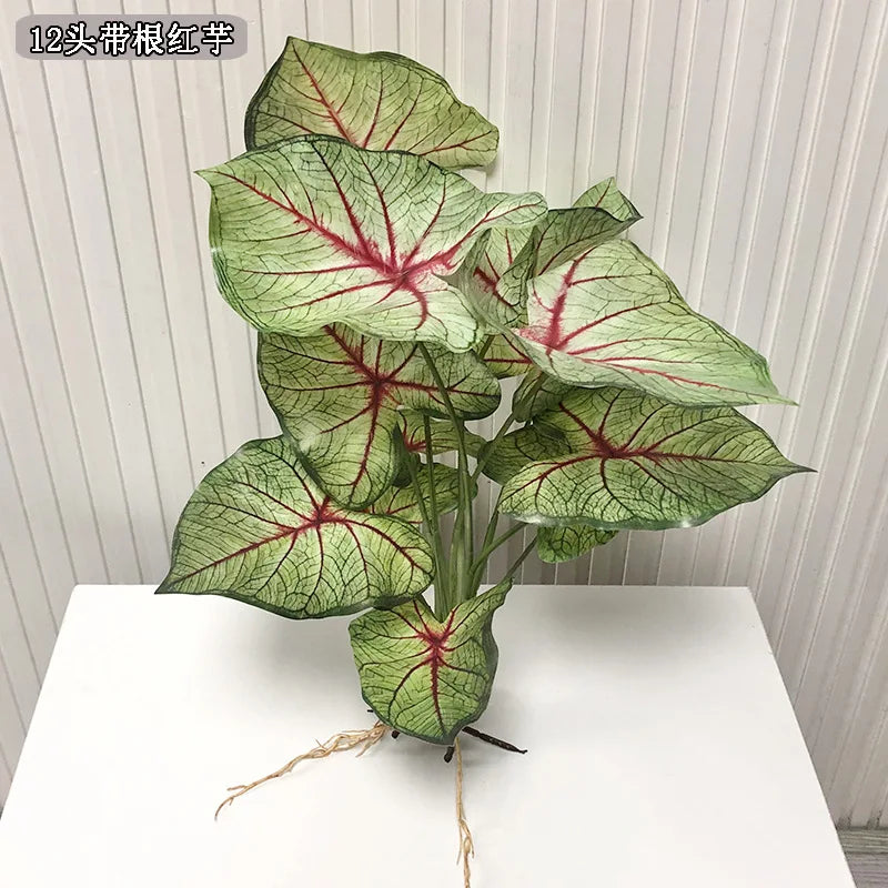 Artificial Flower Fake Plants Green Tree Bamboo Bonsai Outdoor Garden Wall Living Wedding Balcony Bedroom Leaves Home Decoration
